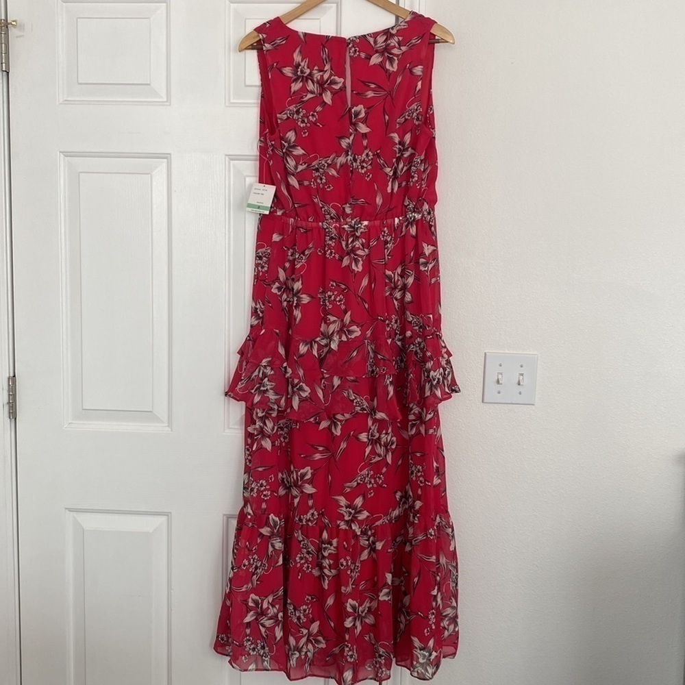 Taylor NWT Hot Pink Maxi Dress, size 8. - Picture 3 of 17